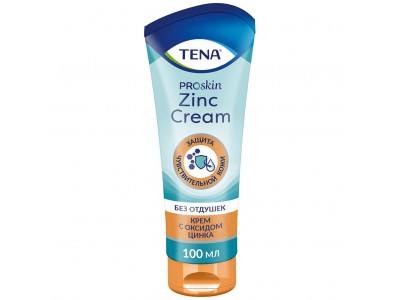 Защитный крем Tena proskin zinc cream, 100 мл.