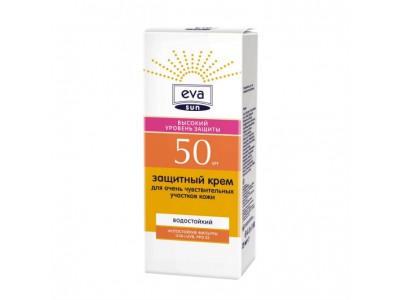Крем для очень чувствительной кожи SPF 50 Eva Sun, 25 мл