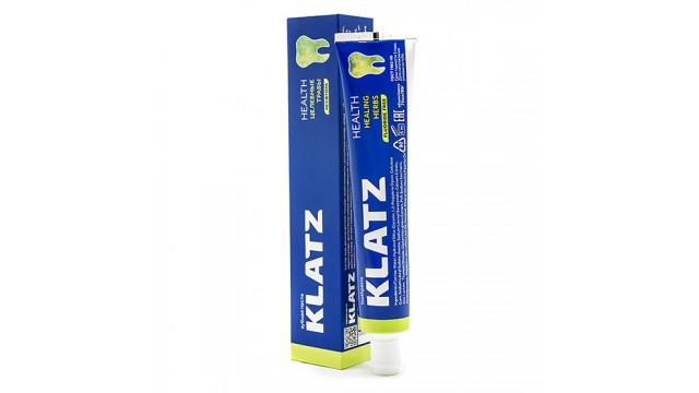 Klatz Health Зубная паста Целебные травы без фтора, 75 мл