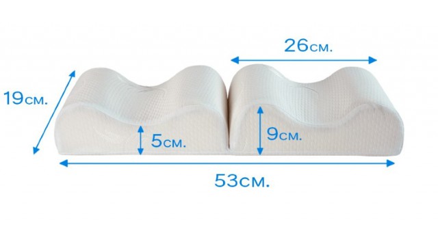 Анатомическая подушка Feet pillow multifunctional (20*25*9)