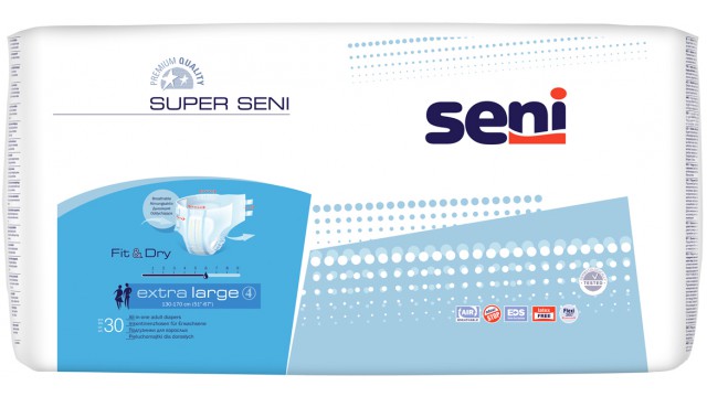 Подгузники для взрослых Seni Super XL (30 шт.)