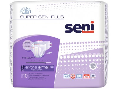 Подгузники для взрослых Seni Super Plus 10 XS (10 шт.)