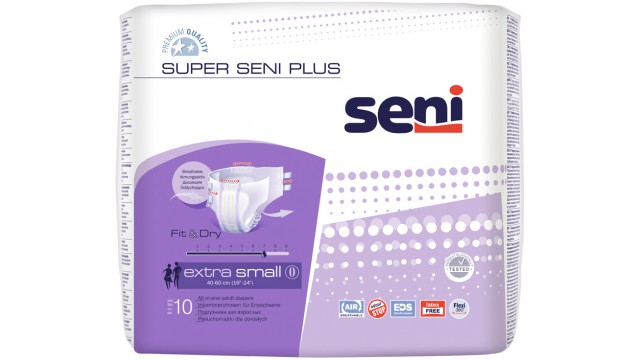 Подгузники для взрослых Seni Super Plus 10 XS (10 шт.)