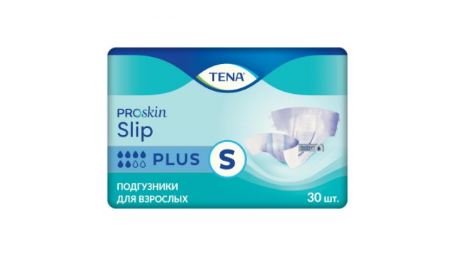 Подгузники для взрослых Tena PROskin Slip Plus S (30 штук)