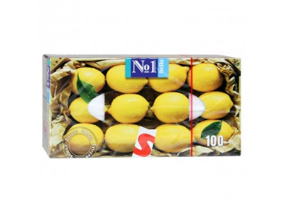 Платочки Bella № 1 универсальные Лимон в коробке, (100 шт.)