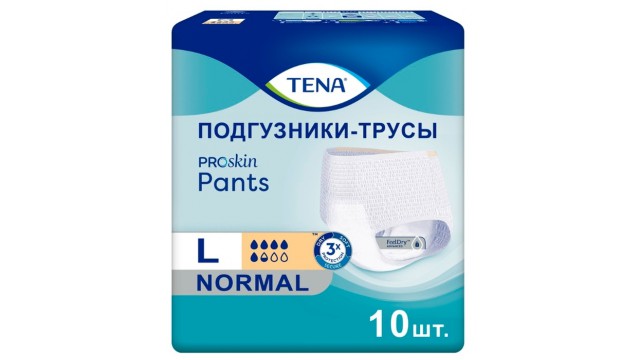 Трусы впитывающие TENA Pants Normal L (10 шт.)