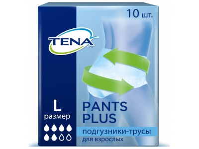 Трусы впитывающие TENA Pants Normal Plus L (10 шт.)