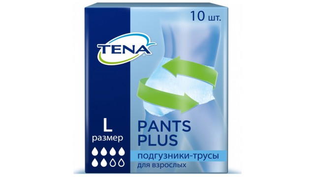 Трусы впитывающие TENA Pants Normal Plus L (10 шт.)