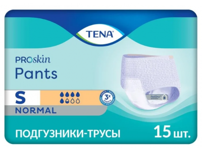 Трусы впитывающие TENA Pants Normal S (15 шт.)