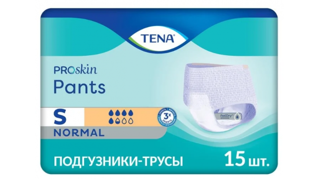 Трусы впитывающие TENA Pants Normal S (15 шт.)